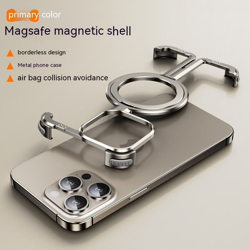 Coque de Téléphone Métallique Anti-Chute en Aluminium de Grade Aéronautique