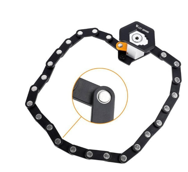Antivol pliable en acier pour vélo électrique