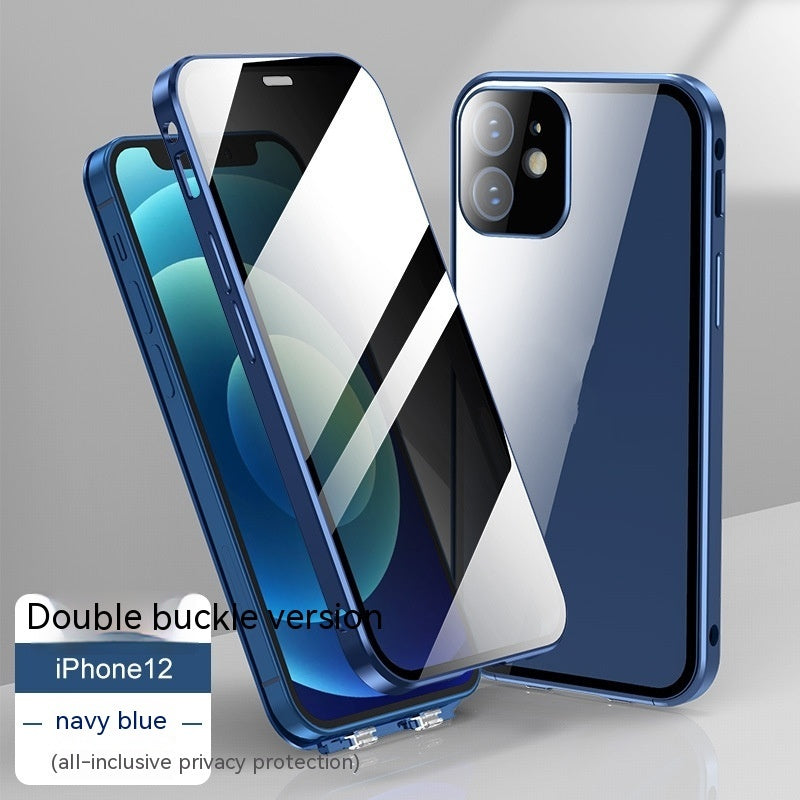 Coque de Téléphone Applicable avec Boucle Double Sided en Verre - Protection et Style