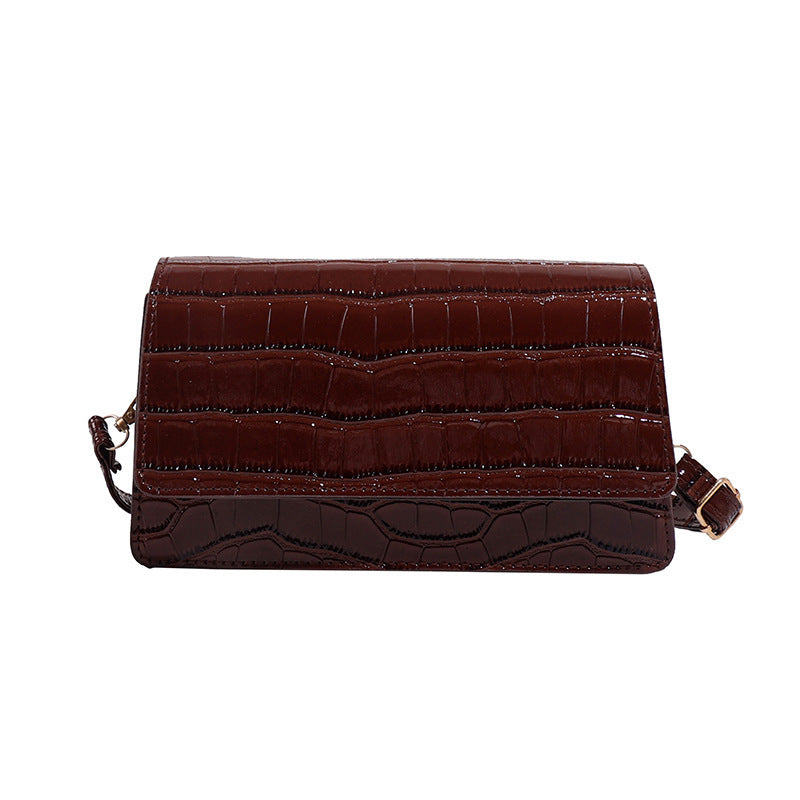 Sac à bandoulière portable horizontal carré