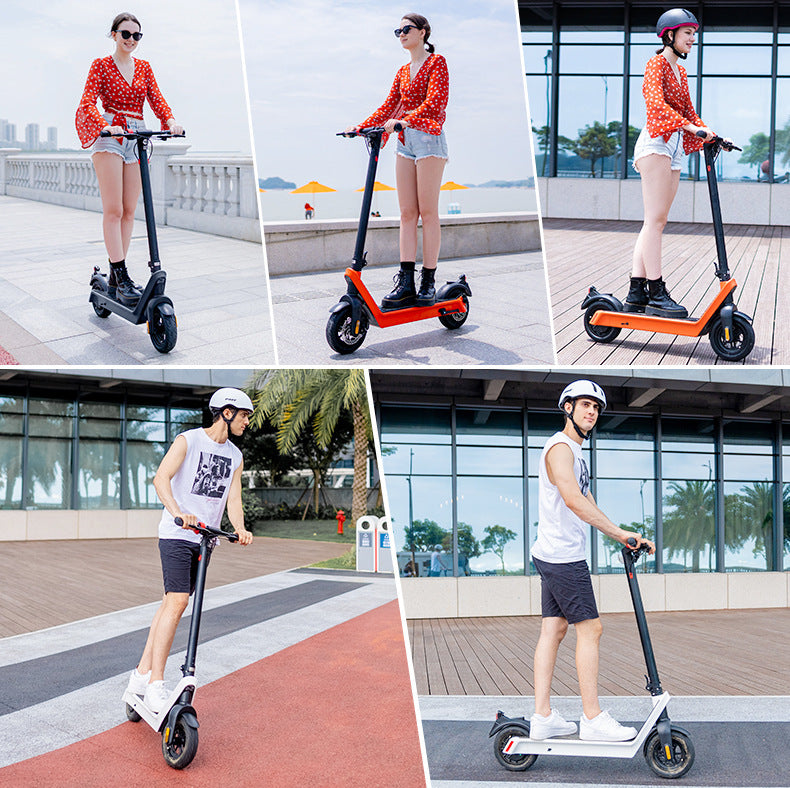 Trottinette Électrique X9 Endurance - Véhicule Mobilité Pliable Haute Puissance 10 Pouces