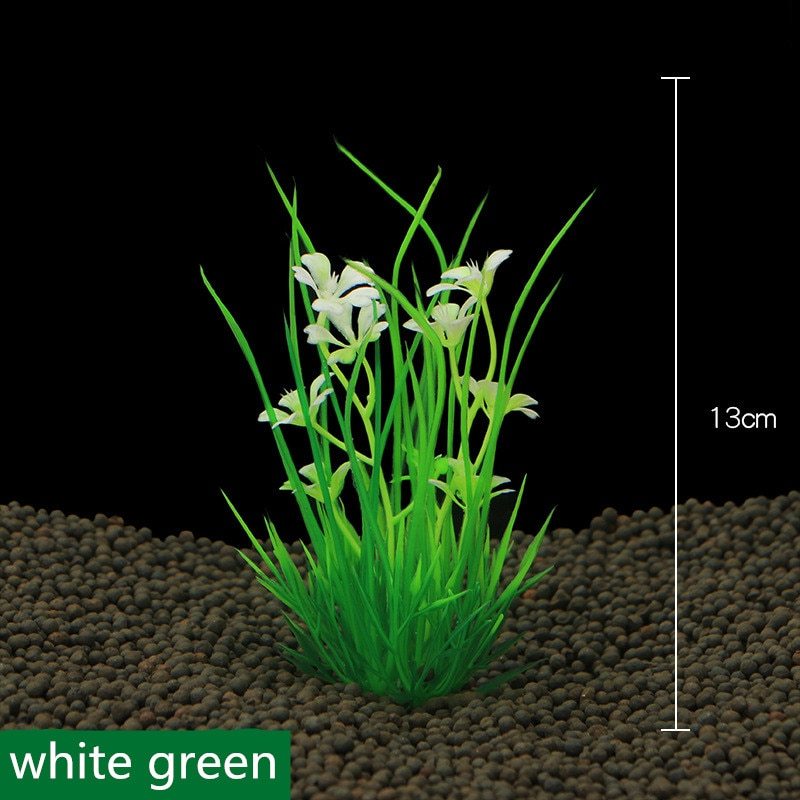 Décoration d'Aquarium en Plastique - Plantes Aquatiques