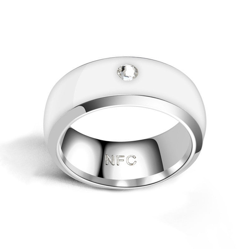 Bague en Acier Inoxydable Multifonctionnelle avec Accès Intelligent