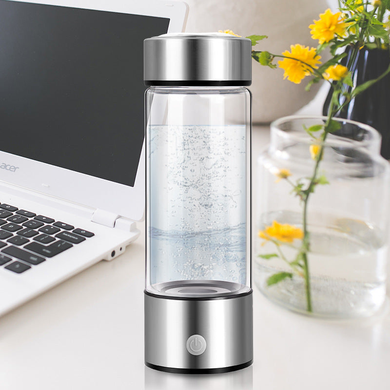 Bouteille d'Eau Hydrogène Électrique - Générateur d'Eau Riche en Hydrogène Rechargeable