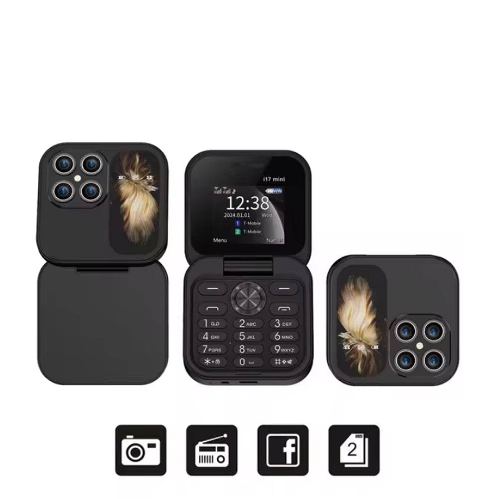 Téléphone Mobile Pliable Double Carte et Double Veille 2G - Allomarc.com