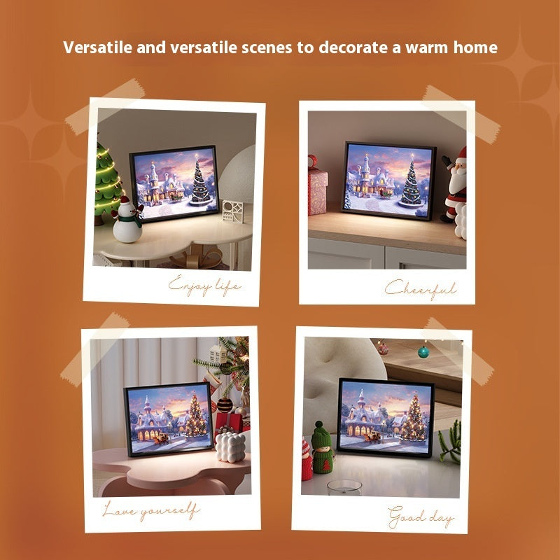 Haut-parleur Bluetooth Mini Peinture Cadeau de Noël