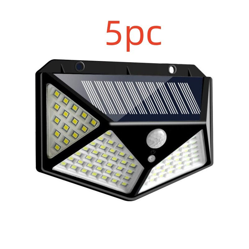مصباح حائط يعمل بالطاقة الشمسية 100LED