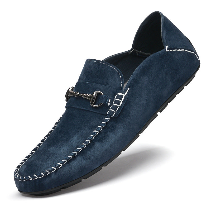 Chaussures Casual en Cuir Suédé Respirantes pour Hommes