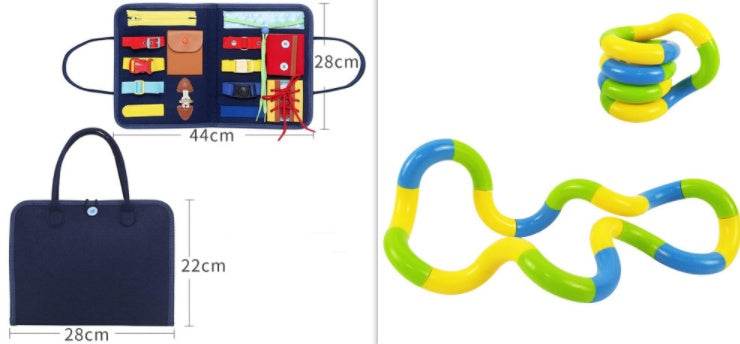 Livre d'Activités Enfant : Tableau Sensoriel d'Apprentissage - Allomarc.com
