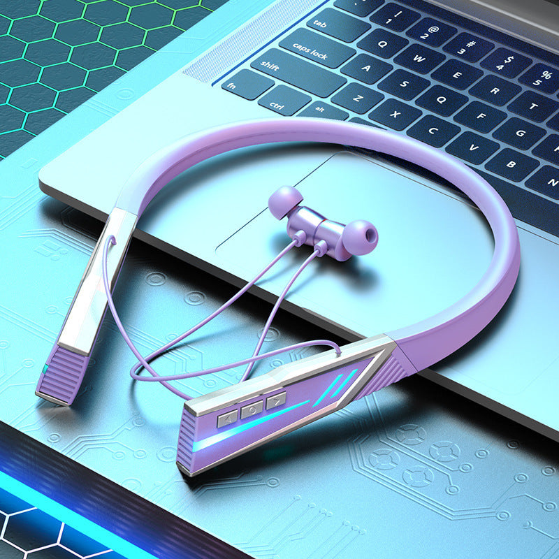 Écouteurs Bluetooth à Panneau Non-Sensible avec Délai de Temps Portés au Cou
