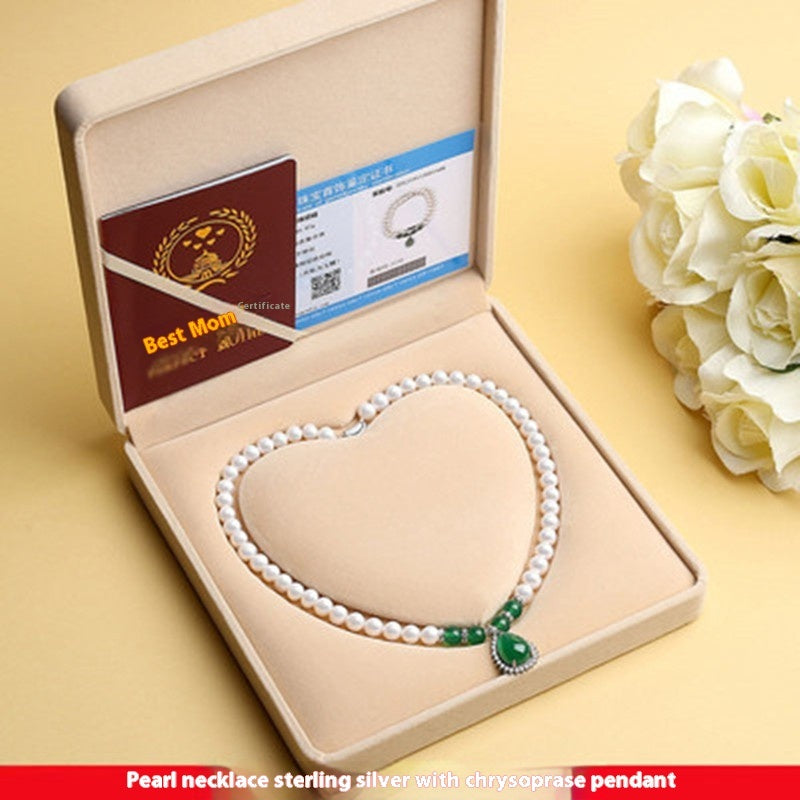 Collier en Perles de Coquillage en Argent 925