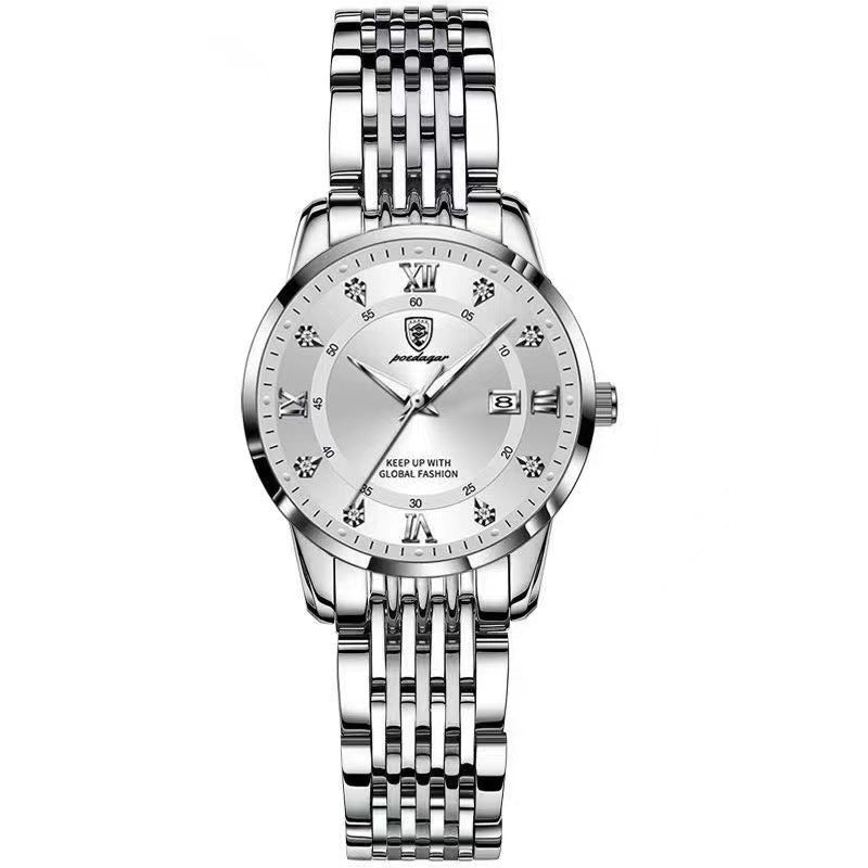 Montre Quartz Lumineuse Étanche pour Femmes
