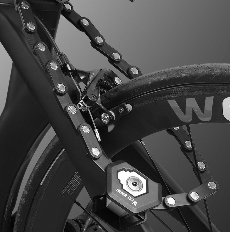 Antivol pliable en acier pour vélo électrique