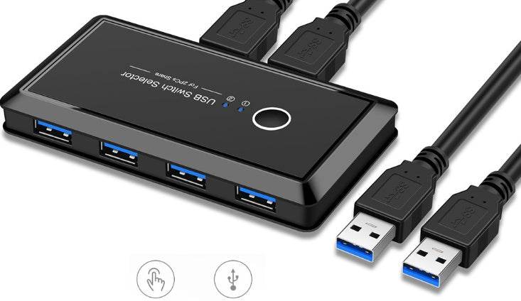 Répartiteur USB multi-interface deux-en-quatre - Allomarc.com
