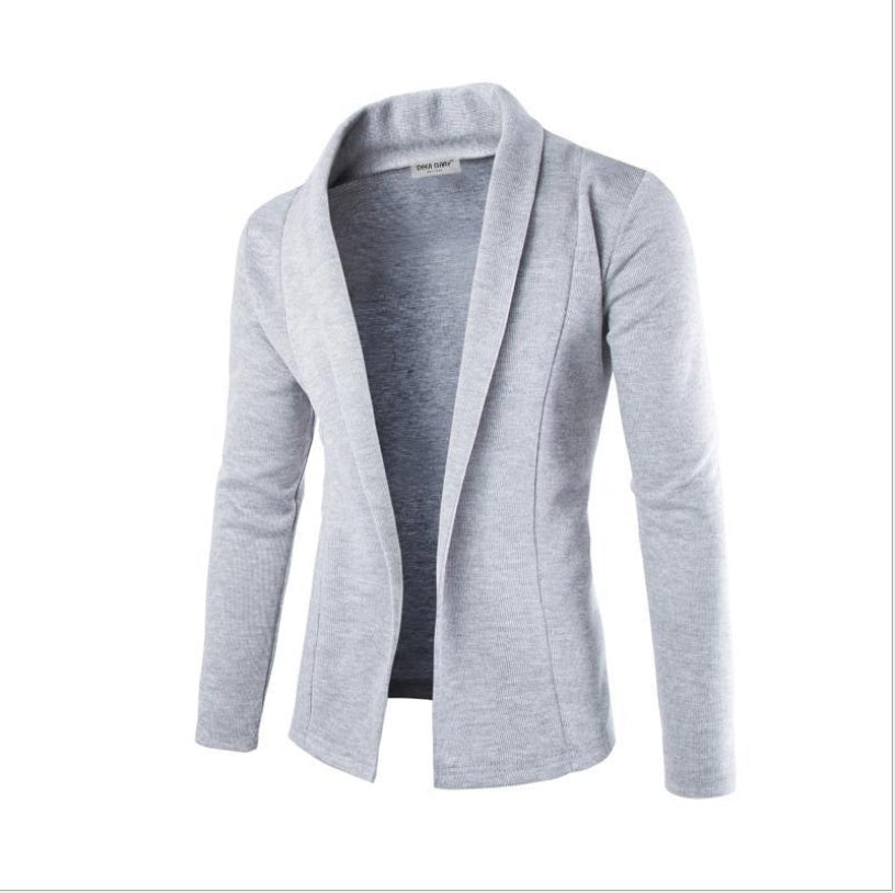 Cardigan Slim pour Homme en V à la Mode - Q830