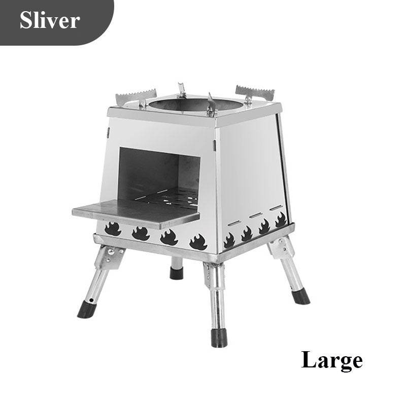 Réchaud de Camping Pliable en acier inoxydable - Allomarc.com