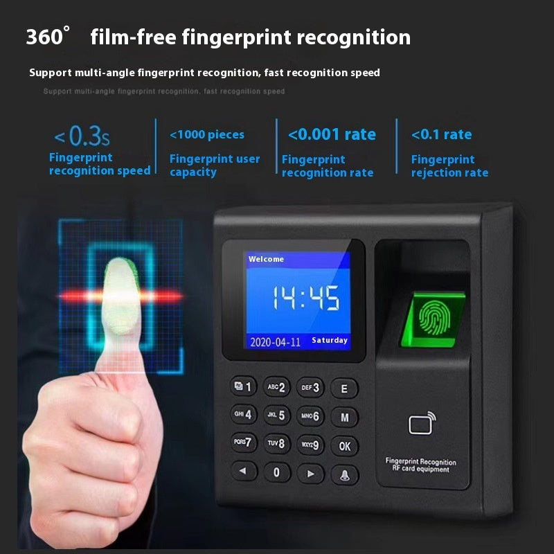 Système de Contrôle d'Accès et de Présence par Empreinte Digitale avec Clé USB