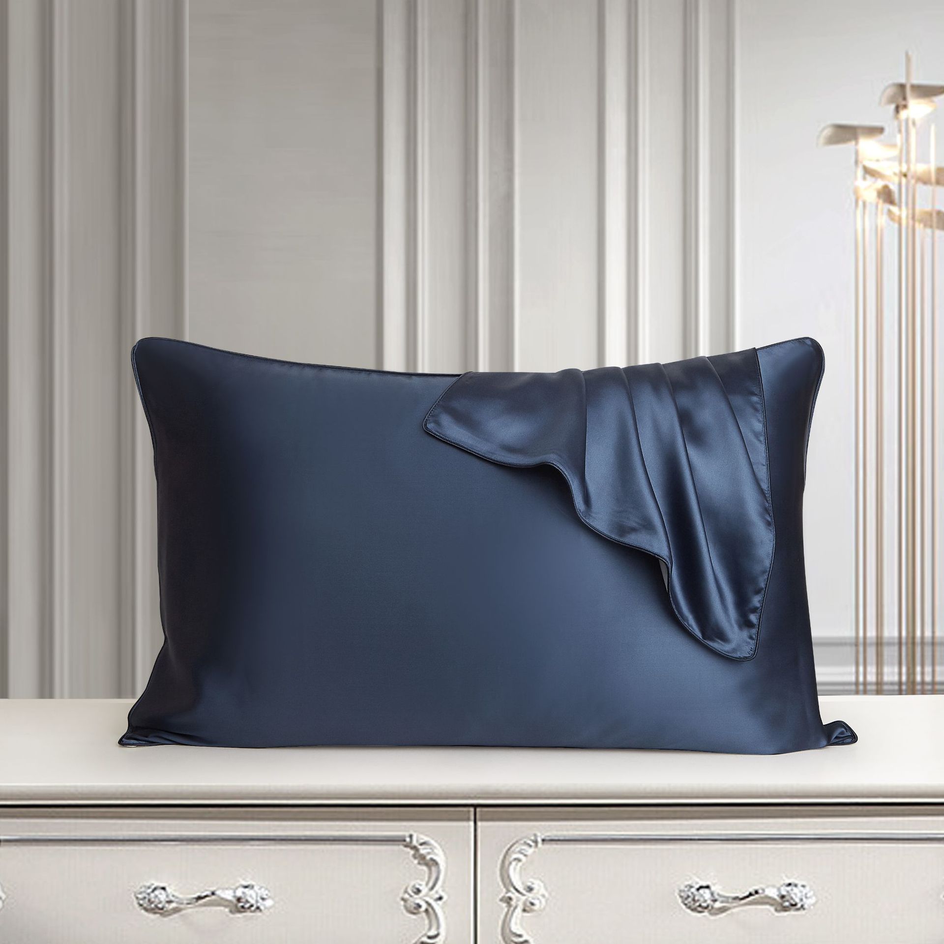 Housse de Coussin en Soie Pure