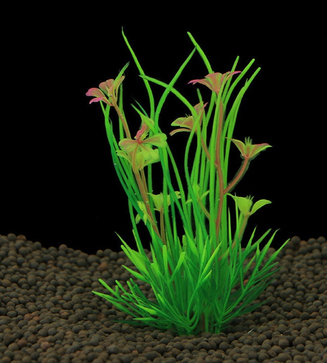 Décoration d'Aquarium en Plastique - Plantes Aquatiques