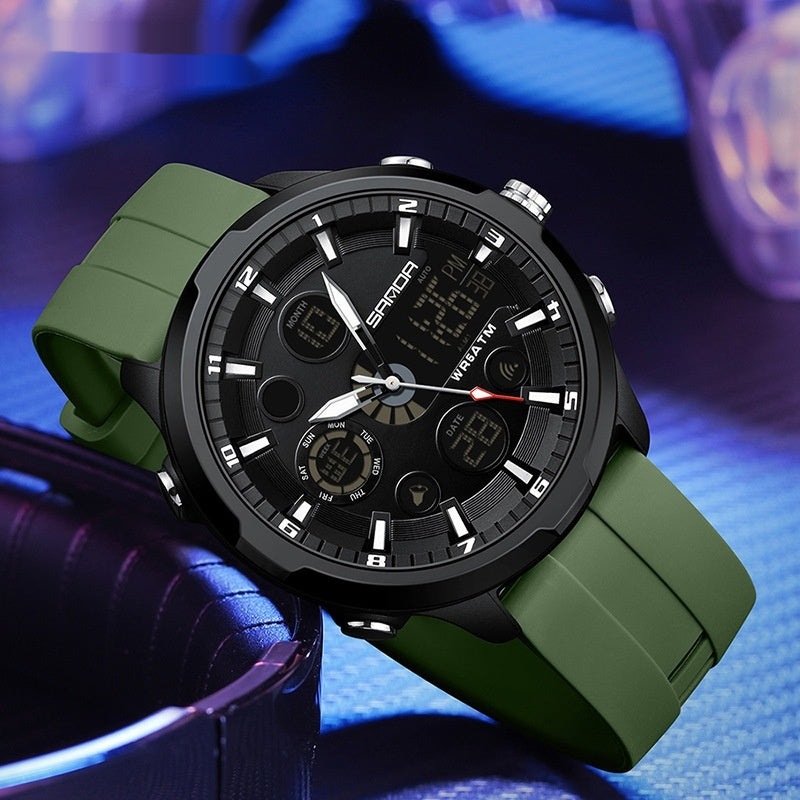 Montre Casuelle pour Homme Étanche et Multifonctionnelle