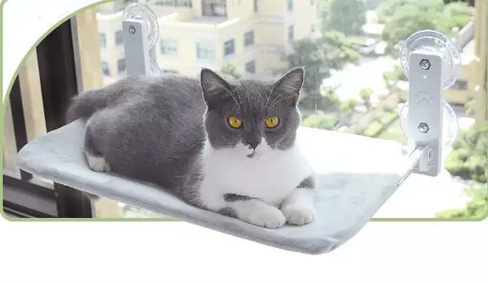 Hamac de Fenêtre avec Ventouse pour Chats - Confort et Style