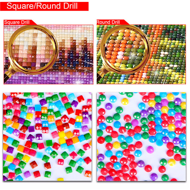 Peinture Diamant DIY - Quatre Peintures Consécutives