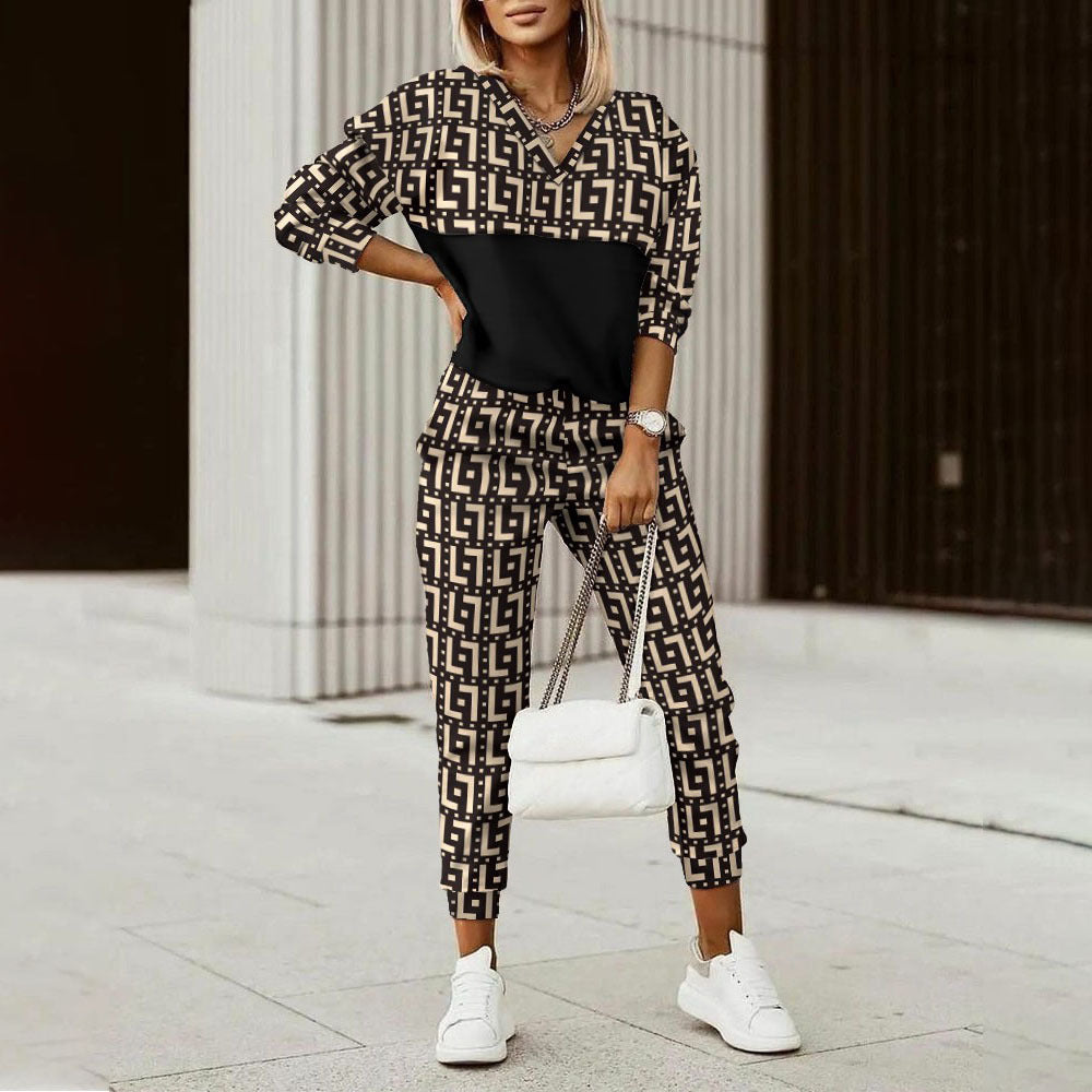 Hoodie Slim Fit Imprimé à Manches Longues et Mode Décontractée