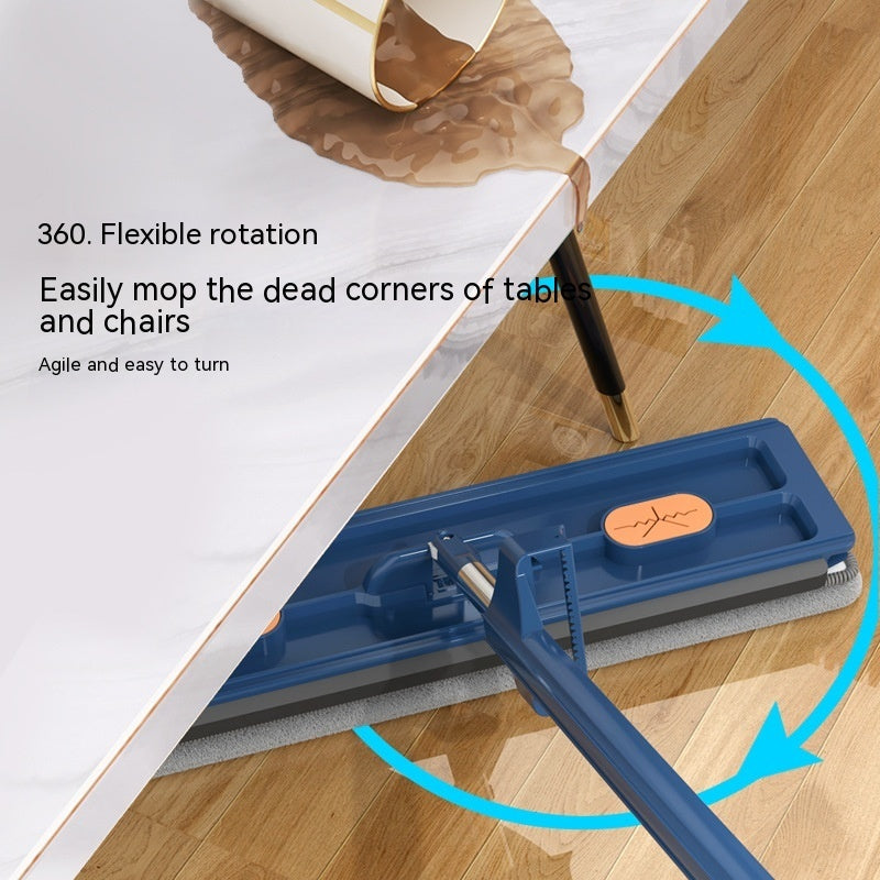 Nouveau Mop Plat Large Style 360° Rotation - Parfait pour Tous Types de Sols