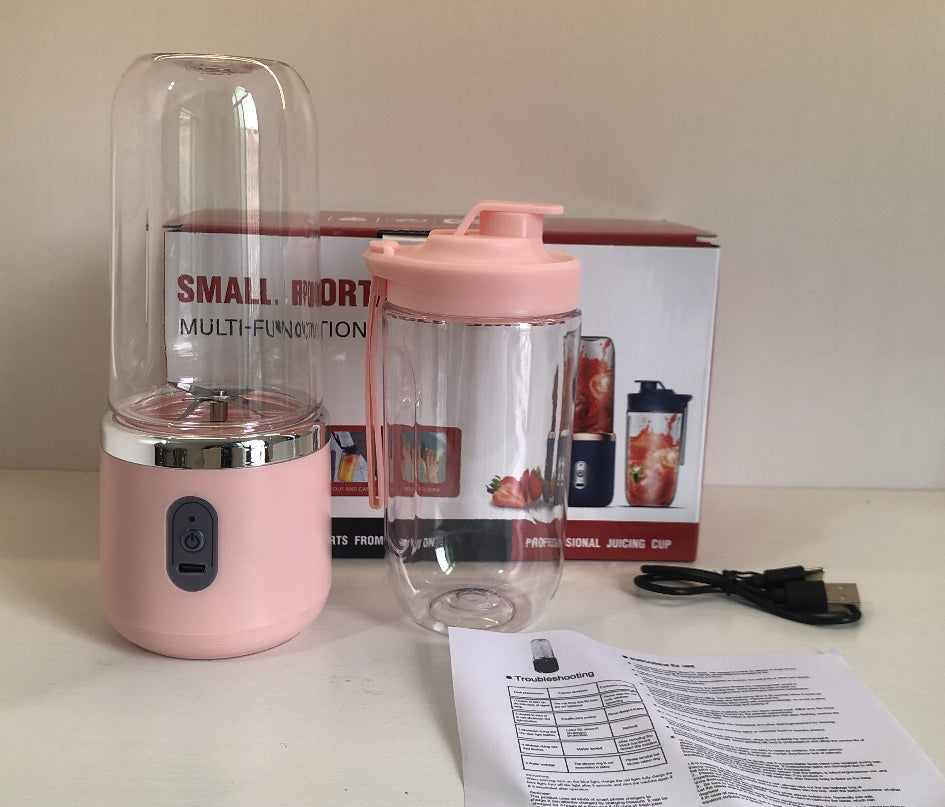 Mini Mixeur Portable 6 Lames - Blender à USB pour Smoothies et Sucres de Fruits