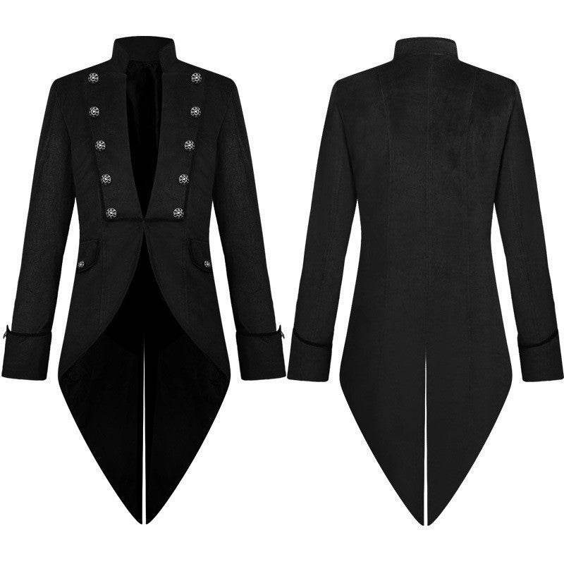 Tuxedo Vintage en Velours Or à Col Montant - Allomarc.com