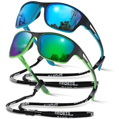 Lunettes de soleil avec miroir anti-poussière pour cyclisme