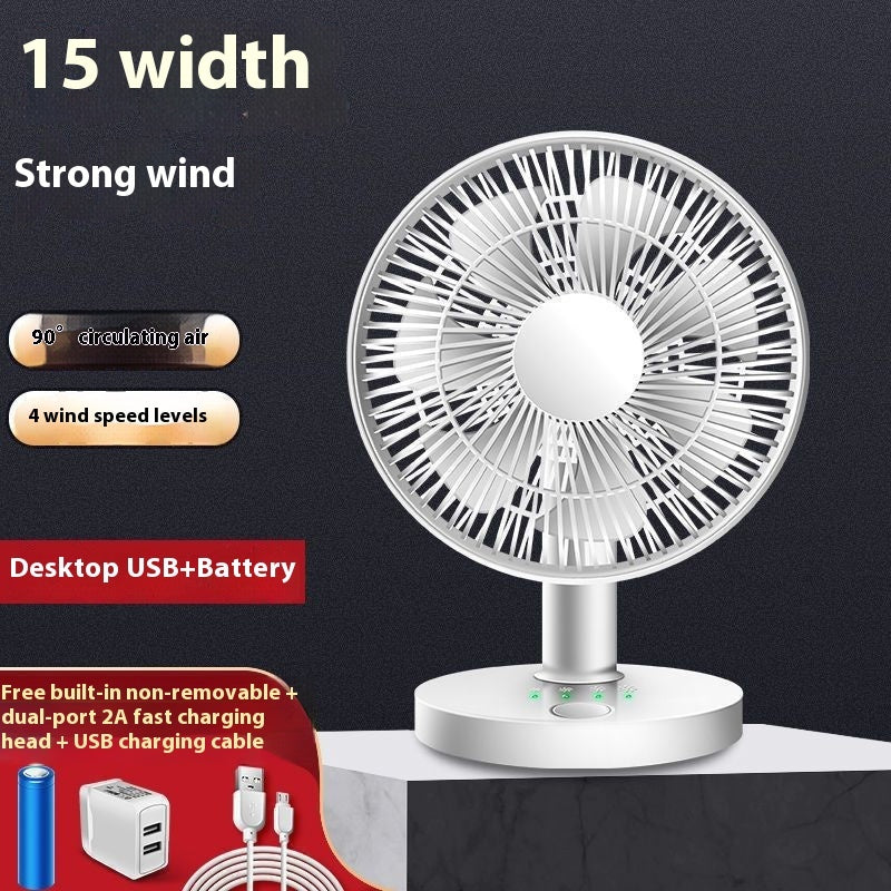 Ventilateur de Bureau et de Dortoir USB Silent Wind Mini Clip