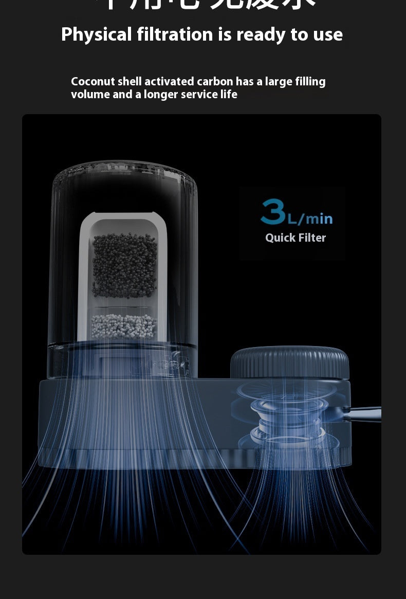 Purificateur d'eau sans installation à filtre avant pour foyer