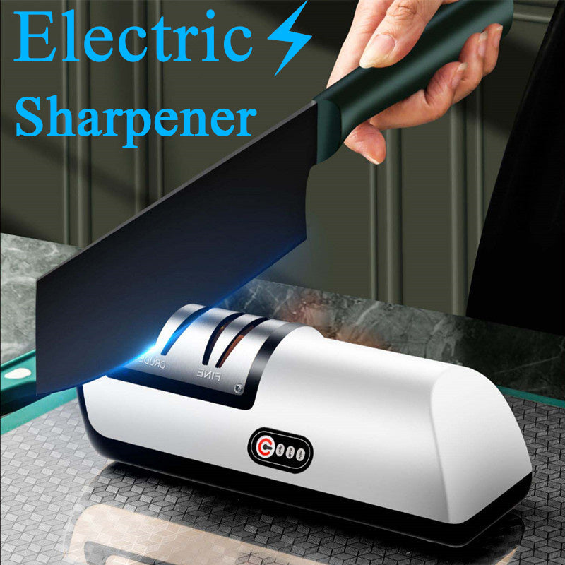 Aiguisoir électrique rechargeable USB automatique pour couteaux et ciseaux