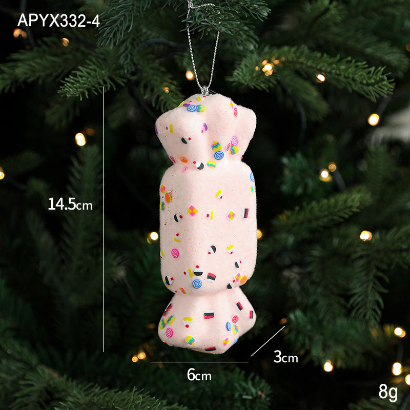 Décoration de Noël en Pendentif Crème Glacée - Petits Accessoires Suspendus
