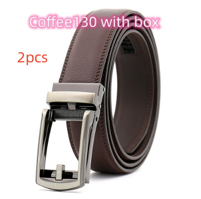 Ceinture à boucle automatique en cuir