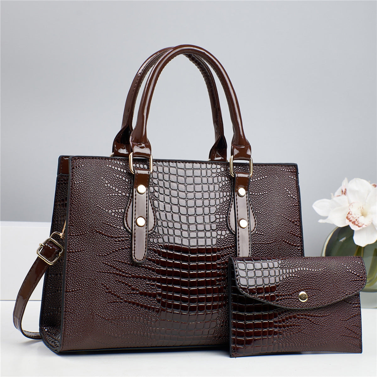 Sac à bandoulière portable deux pièces pour les nouveaux navetteurs - Style européen et américain