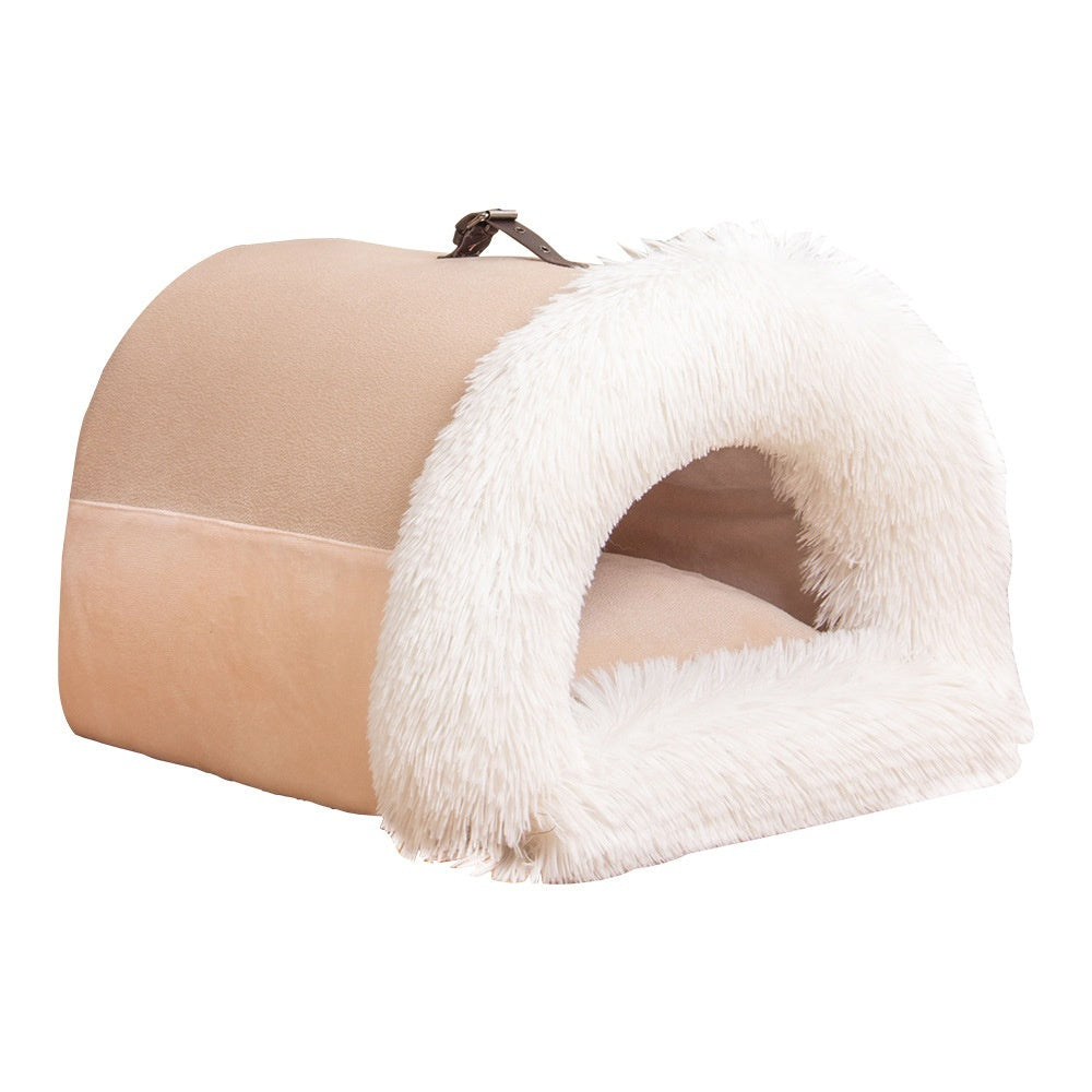 Nid Portable Splice pour Animaux - Confort d'Automne et Hiver