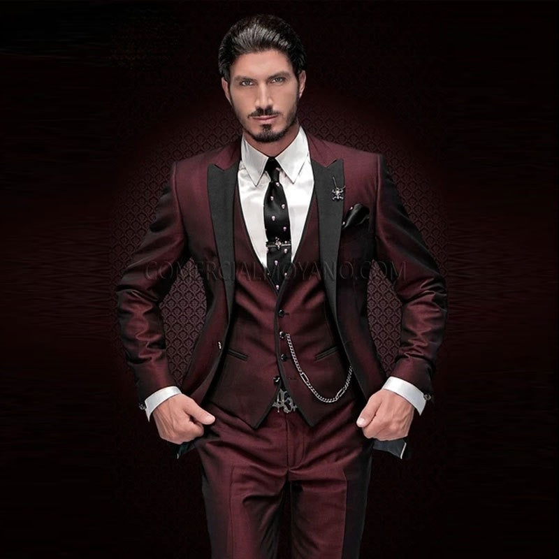 Costume trois pièces pour homme - Meilleur costume de mariage pour le marié