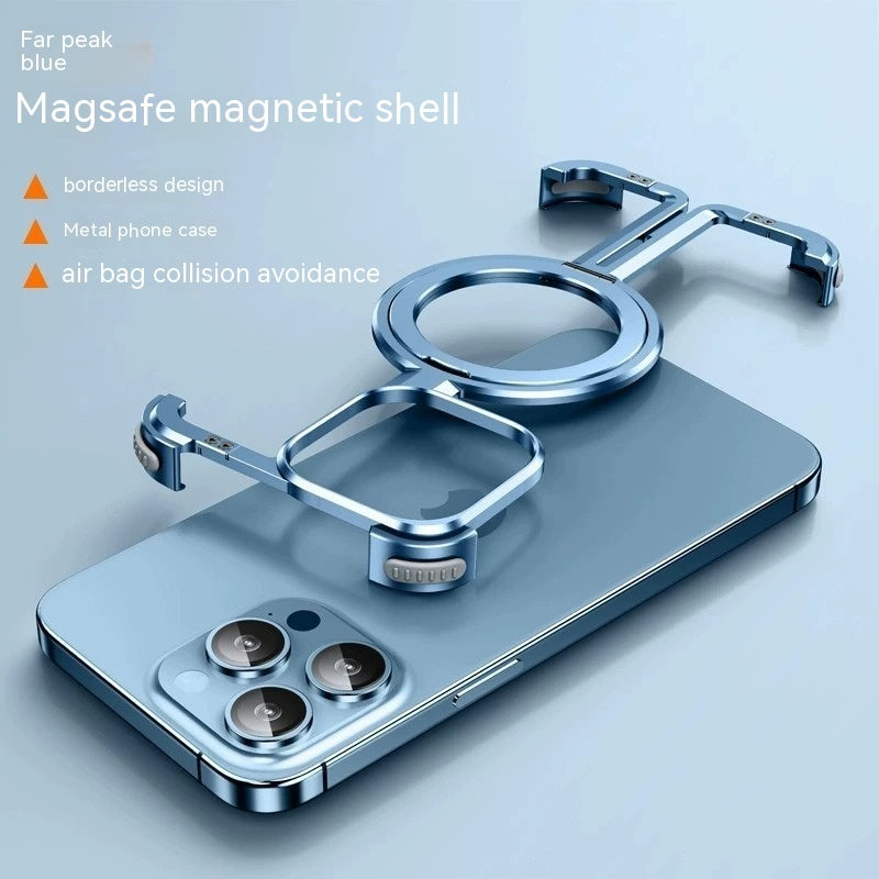 Coque de Téléphone Métallique Anti-Chute en Aluminium de Grade Aéronautique