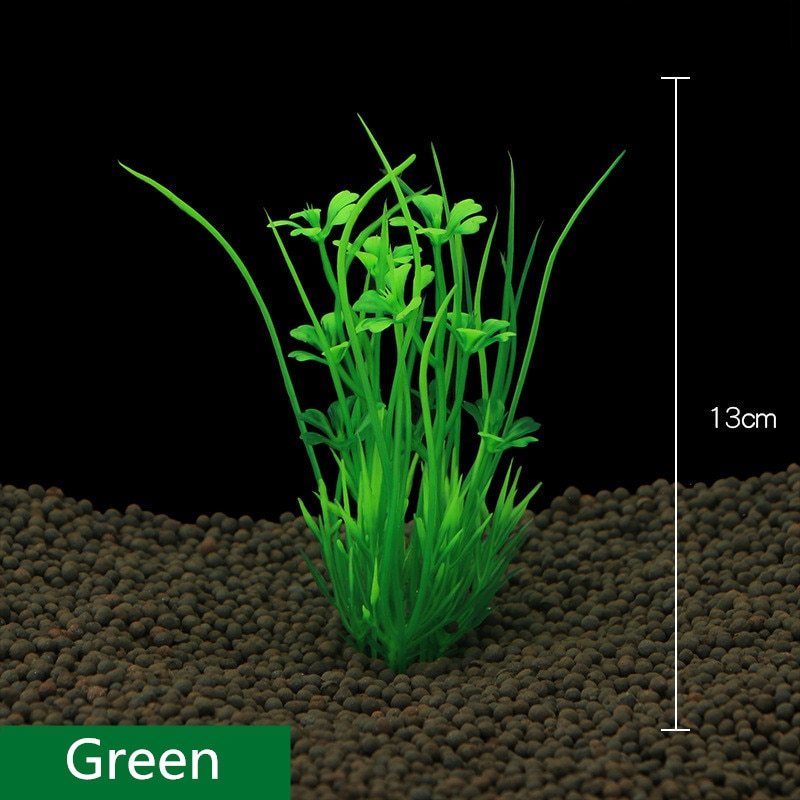Décoration d'Aquarium en Plastique - Plantes Aquatiques