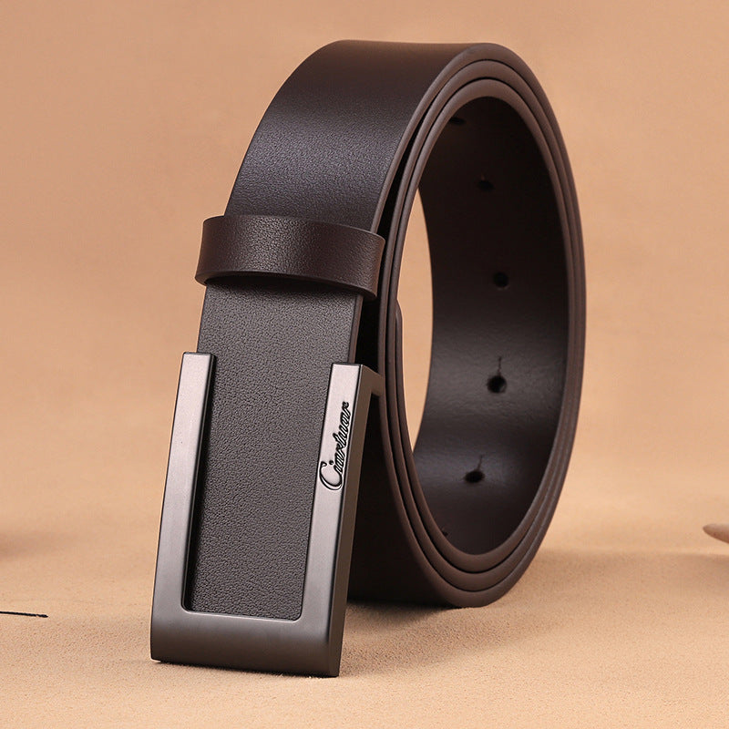 Ceinture Casual en Cuir Vachette pour Homme
