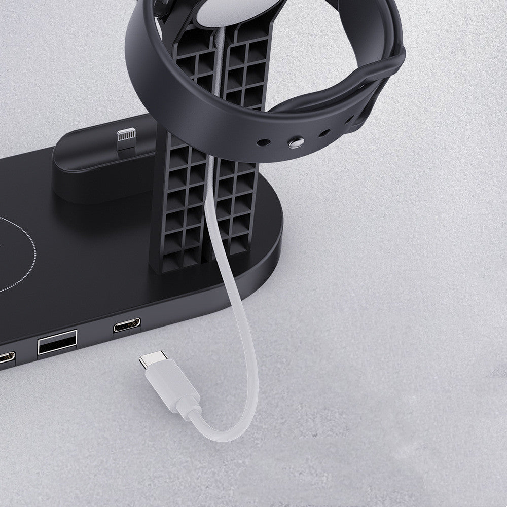 Chargeur sans fil 3 en 1 rapide en plastique