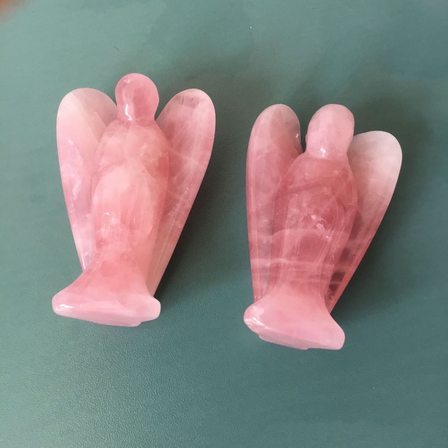 Ange de Vœux en Cristal Rose – Énergie Spirituelle - Allomarc.com