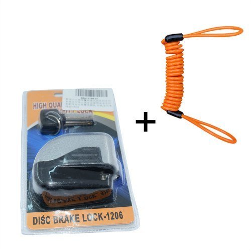 Antivol de frein à disque avec alarme pour moto - Allomarc.com