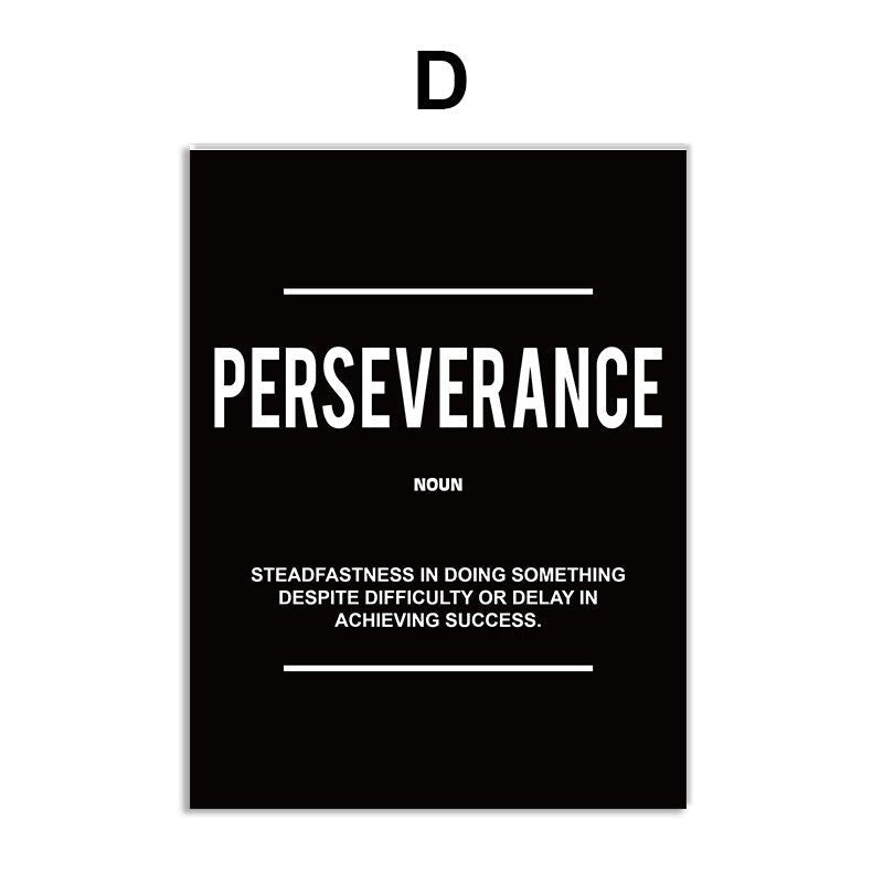 Art mural inspirant avec citations pour la décoration de bureau - Allomarc.com