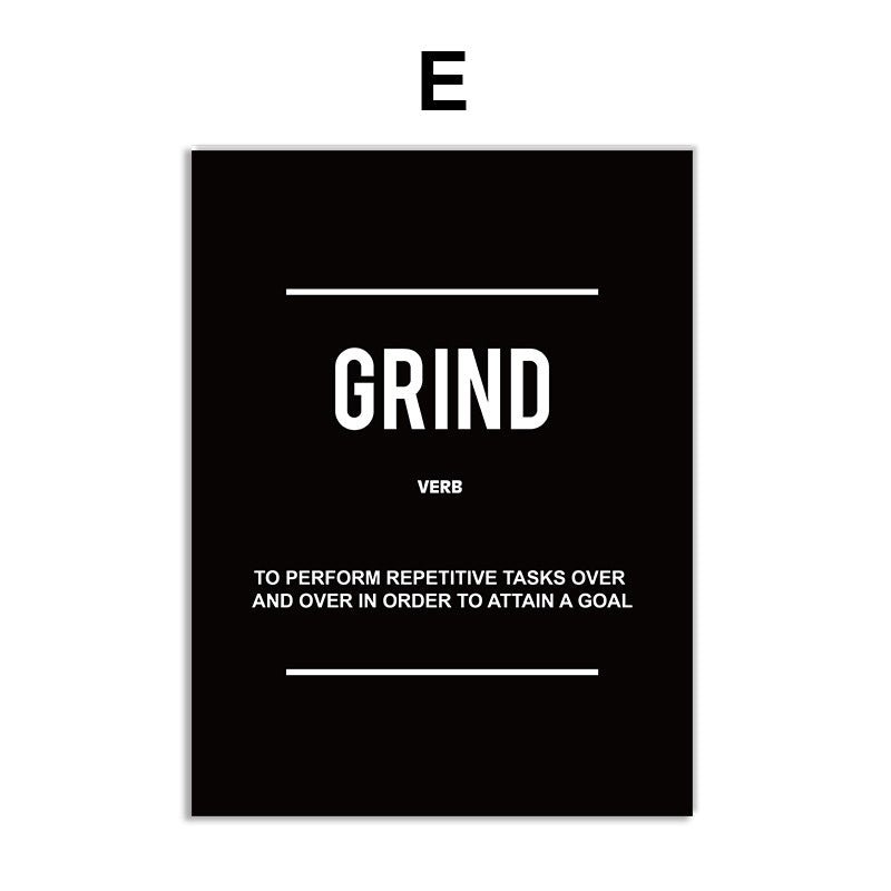 Art mural inspirant avec citations pour la décoration de bureau - Allomarc.com