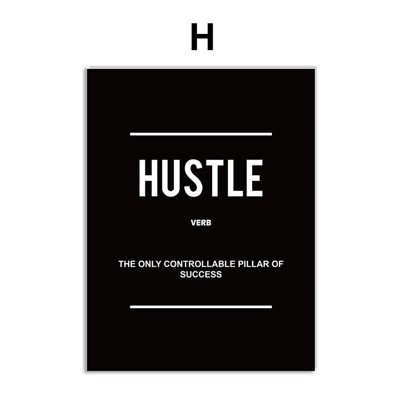 Art mural inspirant avec citations pour la décoration de bureau - Allomarc.com