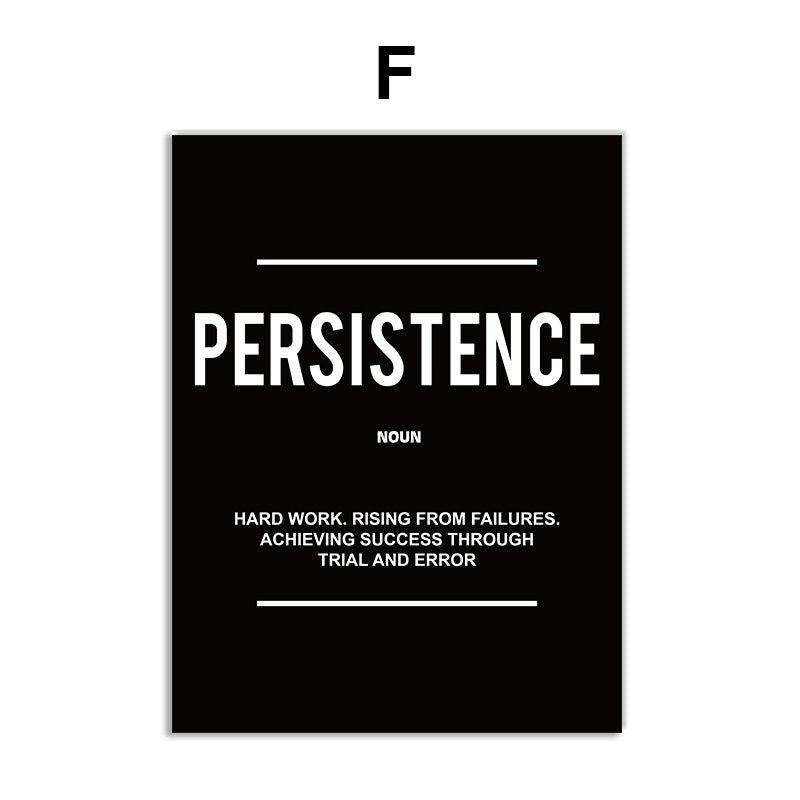 Art mural inspirant avec citations pour la décoration de bureau - Allomarc.com