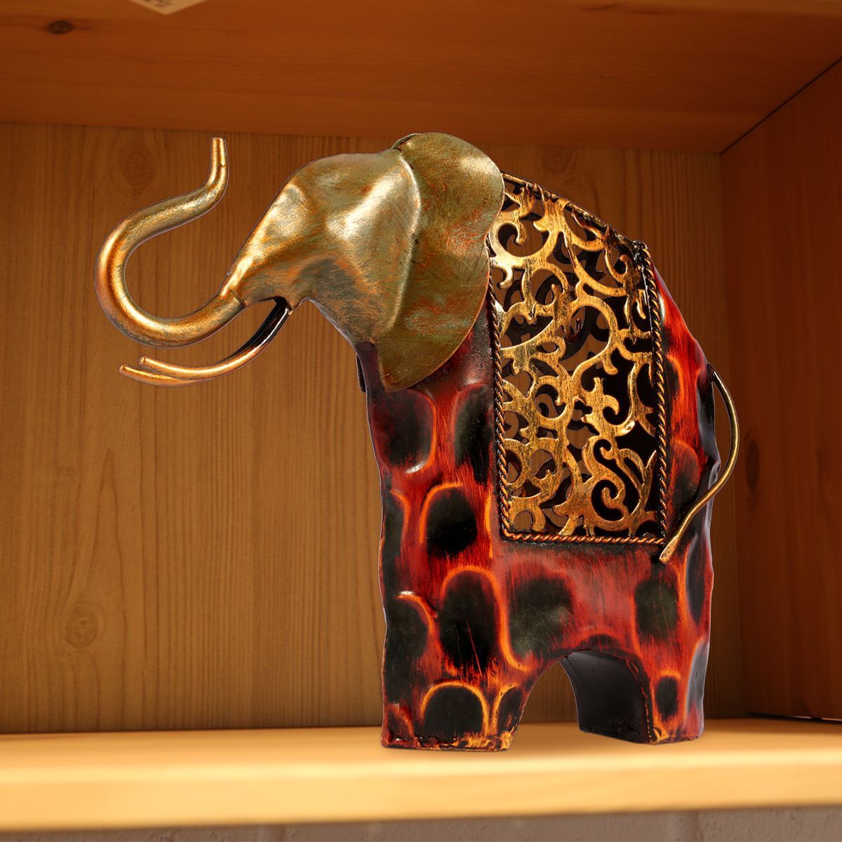 Artisanat Élégant : Éléphant en Fer Forgé pour Décoration - Allomarc.com